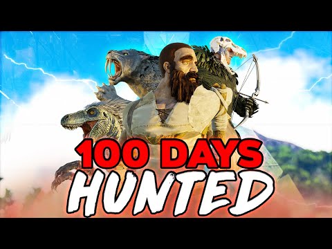 I Spent 100 Days being hunted in Ark Survival Evolved and Here's What Happened