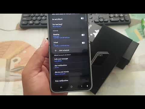 Samsung Z Flip 6: How to Turn On or Off 'Hide Status Bar Icons' in 'Do Not Disturb' Mode