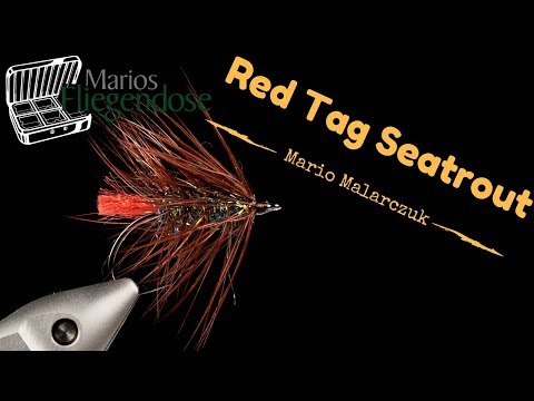 Marios Fliegendose - Fliegenbinden - Red Tag Seatrout