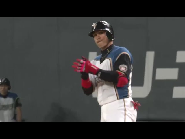 【4回裏】 ファイターズ・陽 ライト前への勝ち越しタイムリーヒット!! 2016/6/8 F-C