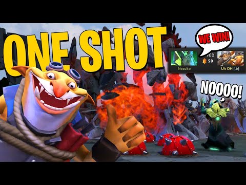 Techies Instakills the Ancient - DotA 2 Funny Moments