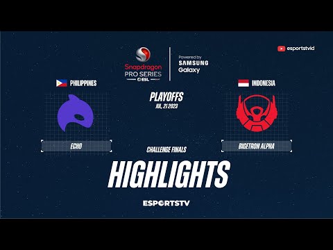 Echo vs Bigetron Alpha HIGHLIGHTS ESL SPS S3 Playoffs | BTR vs ECHO
