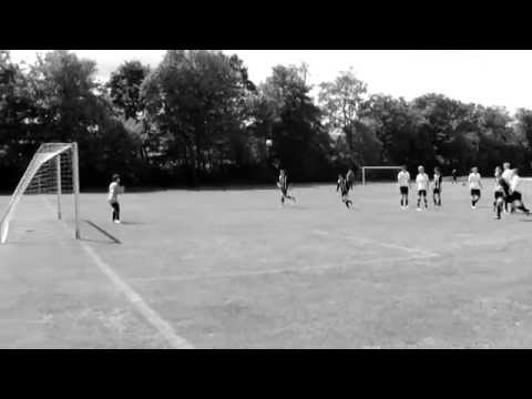 Scoring direkte frispark Steffen Gasbjerg Brande IF U17 drenge