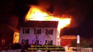 preview picture of video 'STATter911: Early video of Bethesda, MD house fire'