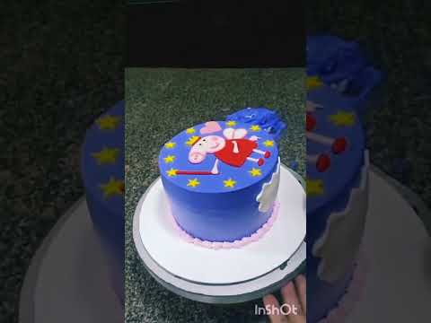 Peppa pig cake #shorts #trending #viral #cake #pig