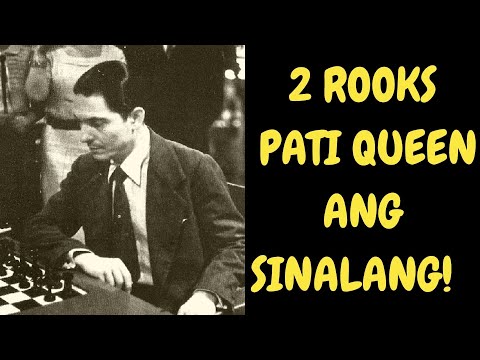 3 MAJOR PIECES SACRIFICE! KAPALIT CHECKMATE IN 14 MOVES! Peruvian Immortal game! Chess Classic!