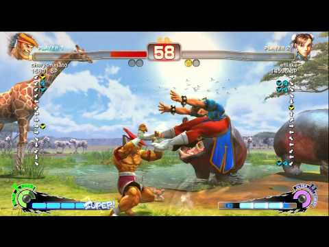 Uryo [Chun] vs charysmasato [Adon] SSF4 Japanese Online Ranked Matches - TRUE-HD