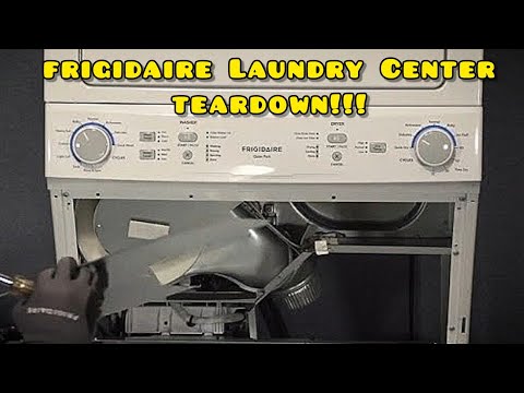 frigidaire FLCE7522AW Laundry Center: how to disassemble