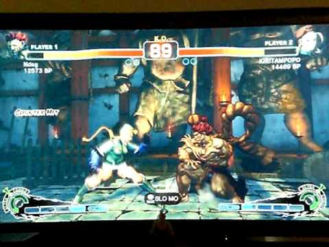 Fujino [Akuma] vs KIRITAMPOPO [Cammy] SUPER STREET FIGHTER 4 - Japanese Online Ranked Matches