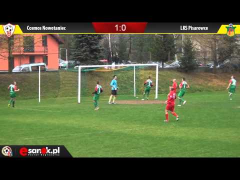 Derby powiatu sanockiego dla Cosmosu. Nowotaniec - Pisarowce 2:0 (FILM)