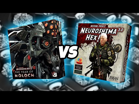NEUROSHIMA HEX: THE YEAR OF MOLOCH | Review and comparison | Portal Games