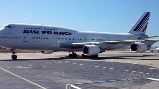 preview picture of video 'Mise en place du Boeing 747-400 d'Air France à AJACCIO hd 720p'