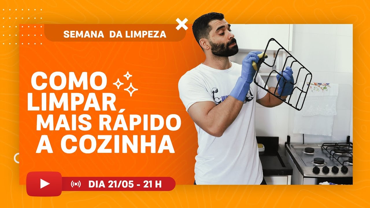 Como Limpar A COZINHA mais RÁPIDO