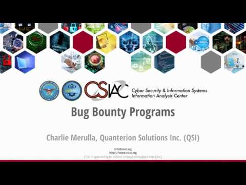 The CSIAC Podcast - Bug Bounty Adoption “Crowdsourced Security”
