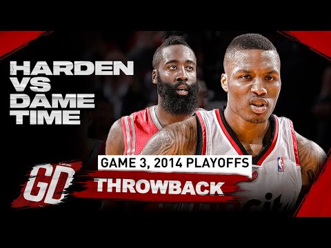 The Game James Harden & Damian Lillard PUT ON A SHOW In 2014 Playoff Duel 🔥