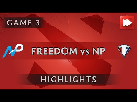 Team Freedom Dota 2 vs Team NP [Game 3] Kiev Major - Dota Highlights