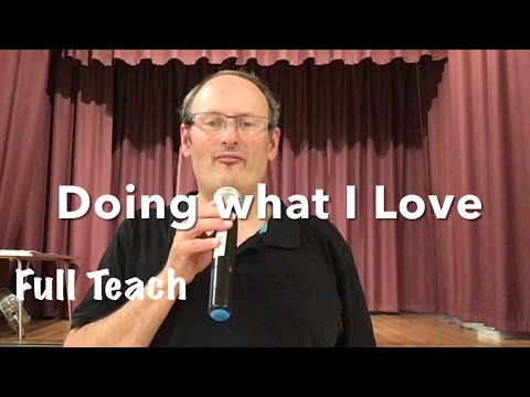 ABSOLUTE BEGINNER LINE DANCE LESSON 40 - Doing what I Love - Part 1 - Full Teach