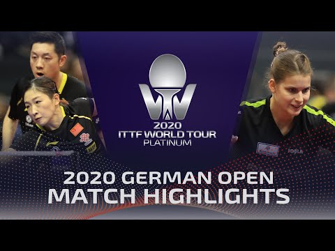 Xu Xin/Liu Shiwen vs Patrick Franziska/Petrissa Solja | 2020 ITTF German Open Highlights (1/2)