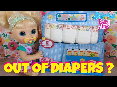 🌸Baby Alive Real Surprises (2012) Daisy Ran Out Of Diapers & Food!😃 Unboxing of Super Refill Pack!