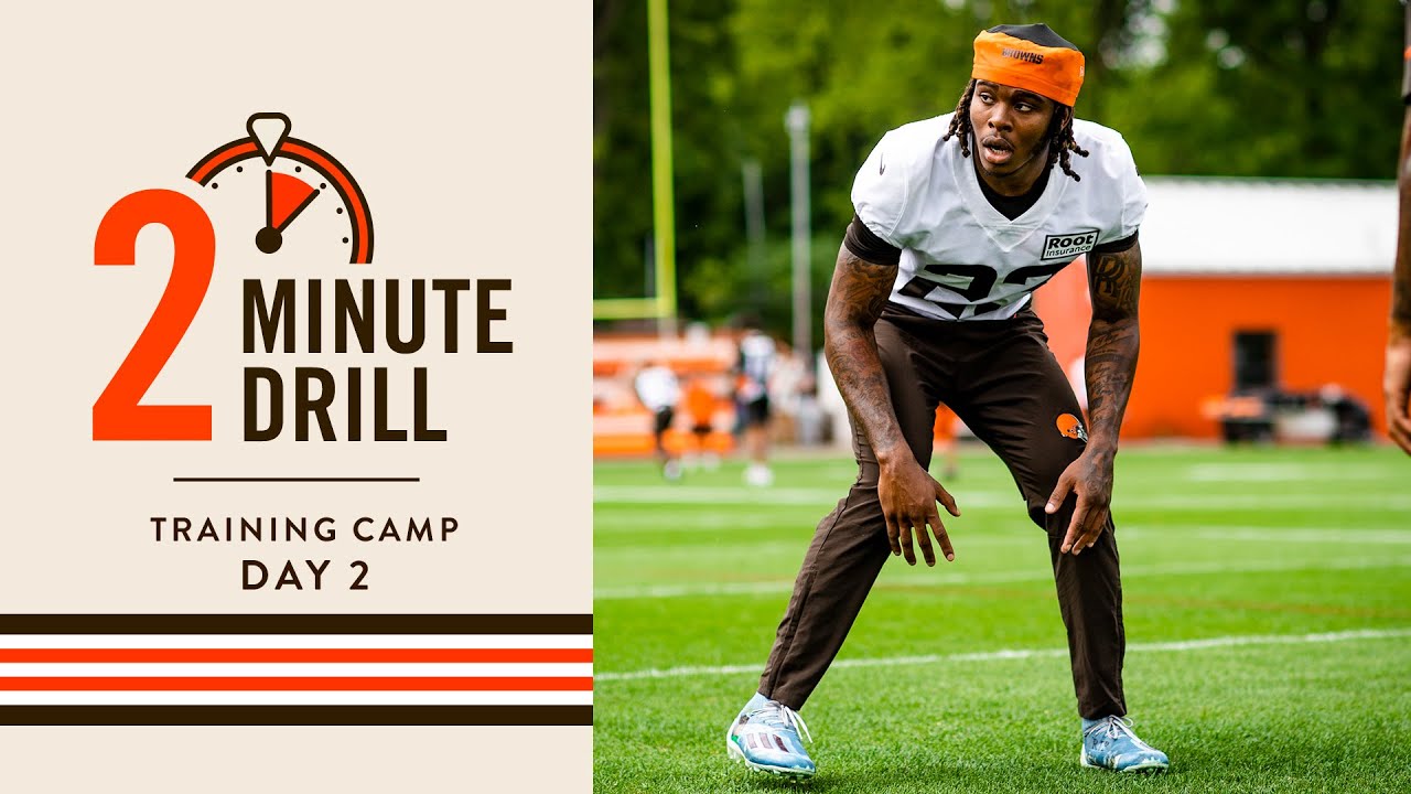 2 Minute Drill: Training Camp 2022 Day 2 | 2 Minute Drill