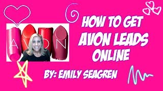 How to get Avon Leads Online