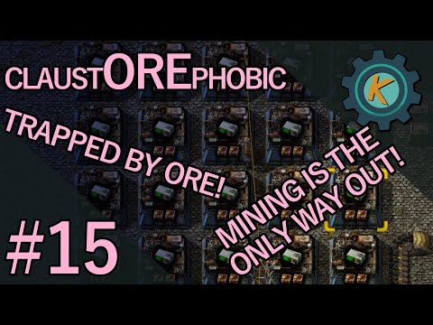 Factorio ClaustOREphobic #15 ⎯ Rocket Silo Research!