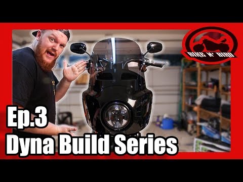 Harley Dyna Build Series Ep.3 - Memphis Shades Road Warrior Fairing