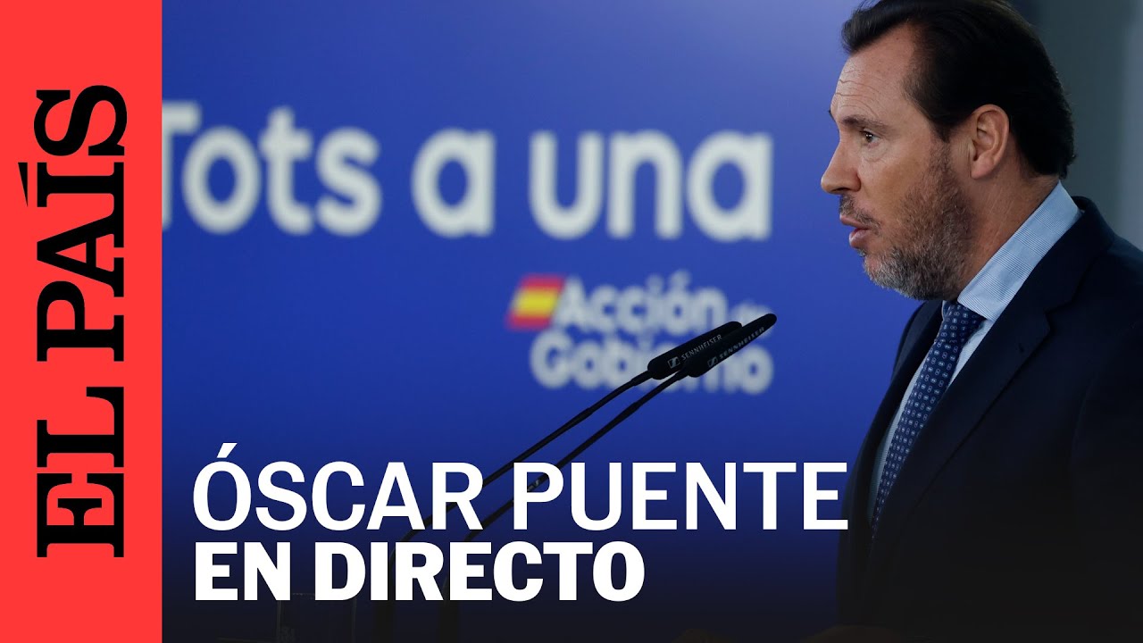 DIRECTO | Óscar Puente comparece para informar sobre las actuaciones del Gobierno por la DANA