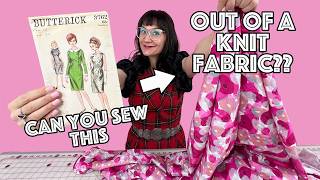 How To Sew Any Woven Pattern Out Of A Knit Fabric! All The Tips You Need!