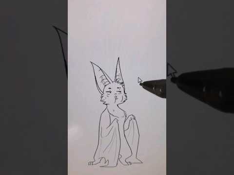 Feeding my drawings 🍞 #animation #art #cartoon #oc #fyp #animator #anthro #digitalart #arttiktok