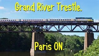 preview picture of video 'Grand River Trestle, Paris ON.'