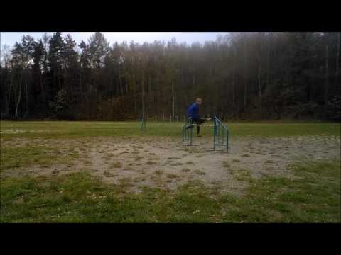 Trénink slalomu 23.4. 2017 (lehčí sekvence)