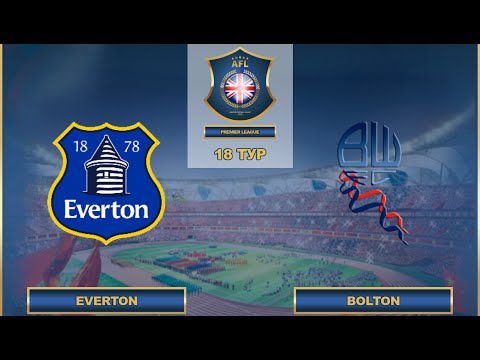 AFL. England. Premier League.18 Tour. Everton - Bolton
