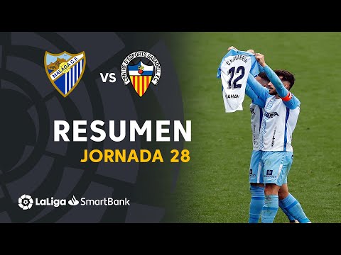 Resumen de Málaga CF vs CE Sabadell (2-0)