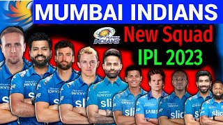 IPL 2023 -  Mumbai Indians Full Squad | MI New Probable Squad For IPL 2023 | Auction Players List