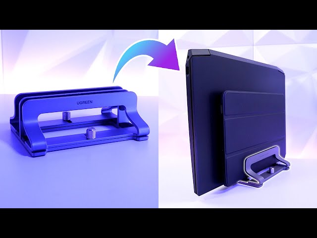 Vídeo relacionado con VAYDEER Soporte Vertical para Laptop de 3 Ranuras Hecho de plástico ABS, diseño 5 en 1, Organizador de Escritorio Ajustable Que Ahorra Espacio para Todos los MacBook/Chromebook/Surface