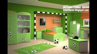 ‼️ Football Room Decor Ideas | DIY Makeover Setup Themed Tour | Interior Design Decorating Plan