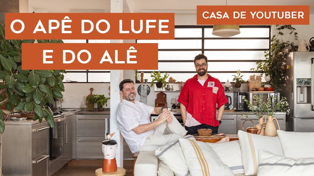 SERÁ QUE VOCÊ JÁ CONHECE A CASA DO LUFE E DO ALÊ? | Confira essa visita especial em seu apê jardim!