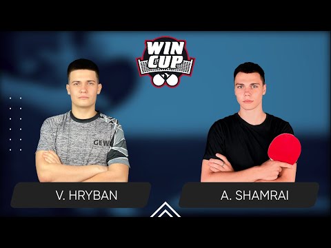 17:15 Vadym Hryban - Andrii Shamrai West 4 WIN CUP 16.02.2024 | TABLE TENNIS WINCUP