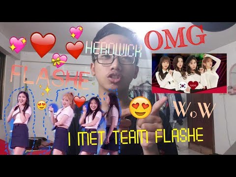 Meeting KPOP Team FLASHE OMG!!!!❤❤❤ SO CUTE!!!PERFORMING !!POPPING