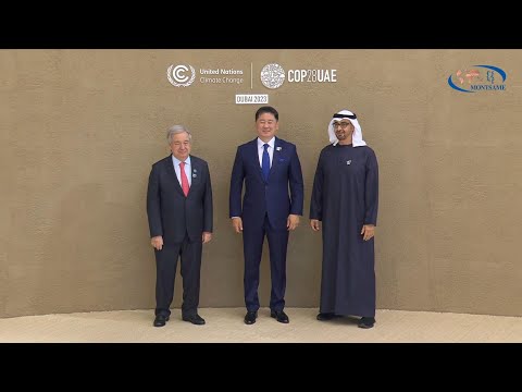 Mongolian President Khurelsukh Ukhnaa Participates in COP28