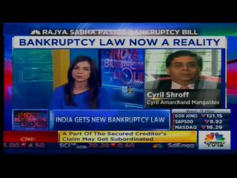 INDIA GETS NEW BANKRUPTCY LAW: SPECIAL DISCUSSION