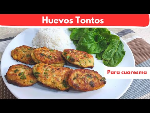 Huevos tontos: Receta española económica y deliciosa para cuaresma #recetas #huevos