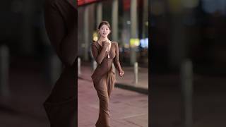 beautiful girl street fashion outfits style #happynewyear  #tiktok #chinesefashion #shorts