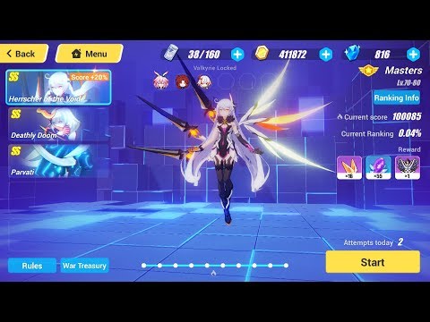 [Honkai Impact 3] Memorial Arena W46 - God Kiana (37312), Doom (31360), Parvati (31413)