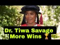 NIGERIAN BORN QUEEN OF AFROBEAT TIWA SAVAGE AT HER HONORARY DEGREE CEREMONY #tiwasavage