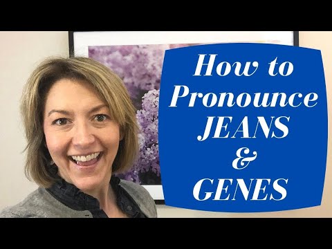 Learn to Pronounce Jeans👖 & GENES 🧬 - American English Homophone Pronunciation Lesson #learnenglish