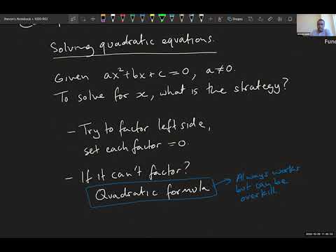 Math 1000-R03 Lecture 8 - Preparing for quiz 4