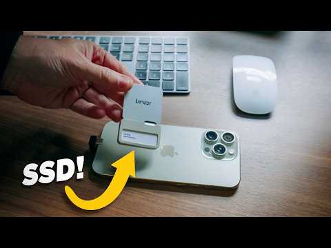 Best SSD for shooting iPhone 15/16/17 Pro video? | Lexar Go!