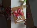 DIY Mothers Day Card Using Flowers Flower Card Happy Mothers Day